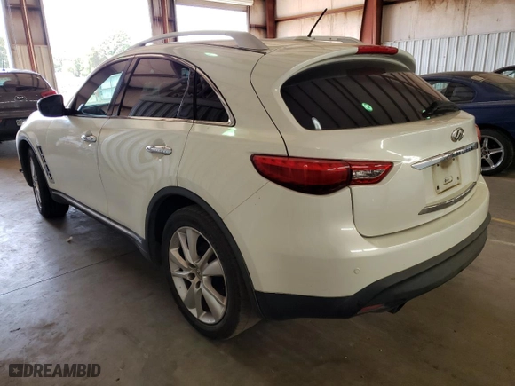 2015 Infiniti QX70 with VIN JN8CS1MU0FM380005, listed as a Copart auction lot 64907593 with 0 mi miles. Bid and sale history available at carsss.com. Image 2.