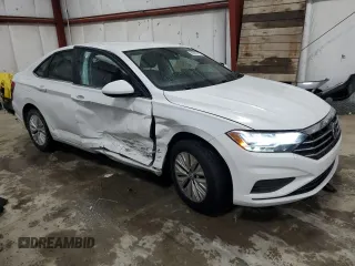 2020 Volkswagen Jetta S with VIN 3VWC57BU6LM104546, listed as a Copart auction lot 58705715 with 76,696 mi miles and Salvage title. Bid and sale history available at DreamBid. Image 4.