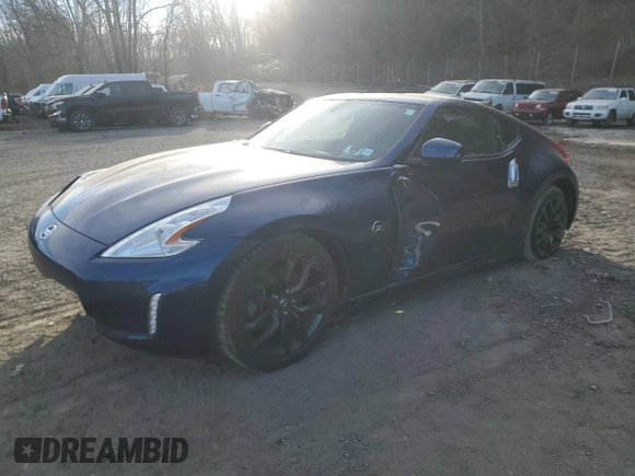 2017 Nissan 370Z with VIN JN1AZ4EH6HM950869, listed as a Copart auction lot 88135585 with 46,666 mi miles and Salvage Title. Bid and sale history available at DreamBid. Image 1.