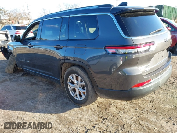 2021 Jeep Grand Cherokee Limited with VIN 1C4RJKBG6M8142905, listed as a IAAI auction lot 41576851 with 44,884 mi miles and . Bid and sale history available at DreamBid. Image 3.