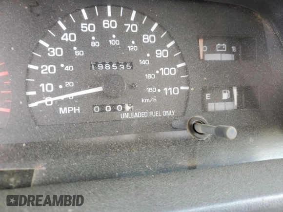 1997 Toyota T100 SR5 with VIN JT4UN24D6V0047147, listed as a Copart auction lot 54505115 with 198,535 mi miles and Clean Title. Bid and sale history available at DreamBid. Image 9.