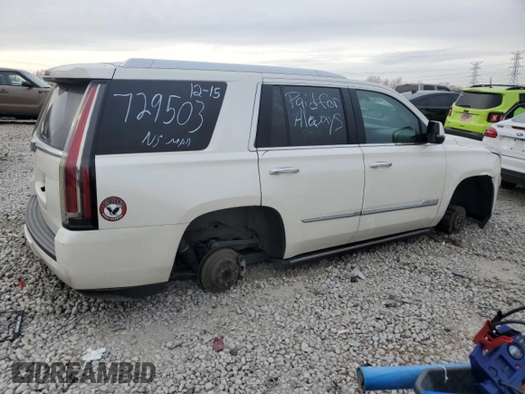 2015 Cadillac Escalade Premium z VIN 1GYS4NKJ0FR729503, wystawiony jako Copart lot #81508723 z przebiegiem 140 965 mil mil oraz Szkoda całkowita • Salvage title. Historia ofert i sprzedaży dostępna na DreamBid. Obrazek 3.
