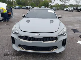 2021 Kia Stinger GT-Line with VIN KNAE15LA6M6091313, listed as a IAAI auction lot 41409011 with 34,356 mi miles. Bid and sale history available at carsss.com. Image 13.