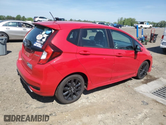 2018 Honda Fit Sport with VIN 3HGGK5H67JM705280, listed as a Copart auction lot 53621845 with 193,248 mi miles and Clean Title. Bid and sale history available at carsss.com. Image 3.