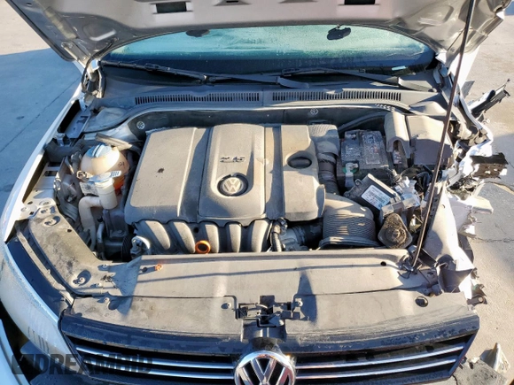 2011 Volkswagen Jetta SEL with VIN 3VWLX7AJ4BM368686, listed as a Copart auction lot 53942575 with 152,581 mi miles and Salvage title. Bid and sale history available at DreamBid. Image 11.