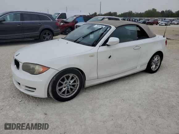 2011 BMW 1 Series 128i with VIN WBAUN1C50BVH83228, listed as a Copart auction lot 79295394 with 0 mi miles and Salvage Title. Bid and sale history available at carsss.com. Image 1.