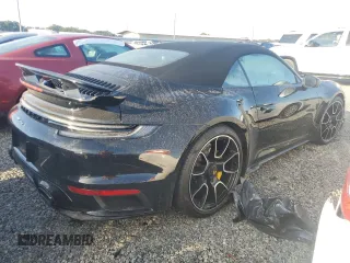 2024 Porsche 911 Turbo with VIN WP0CD2A98RS257662, listed as a Copart auction lot 73840434 with 0 mi miles and Salvage Title. Bid and sale history available at carsss.com. Image 3.