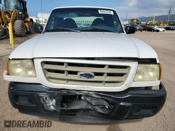 2003 Ford Ranger XL with VIN 1FTYR14V13PB27260, listed as a Copart auction lot 86843294 with 96,342 mi miles and Salvage Title. Bid and sale history available at carsss.com. Image 5.