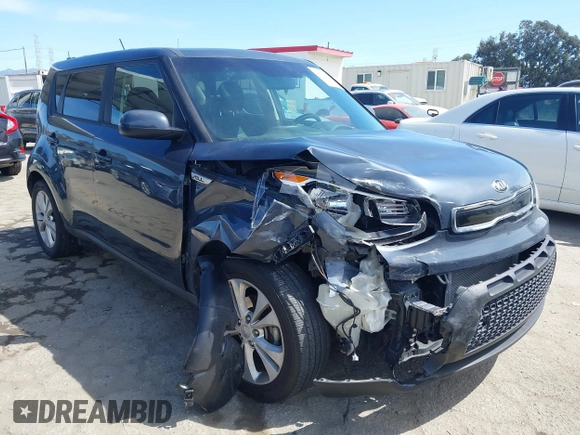 2016 Kia Soul + with VIN KNDJP3A52G7281179, listed as a IAAI auction lot 41933863 with 114,336 mi miles. Bid and sale history available at carsss.com. Image 1.