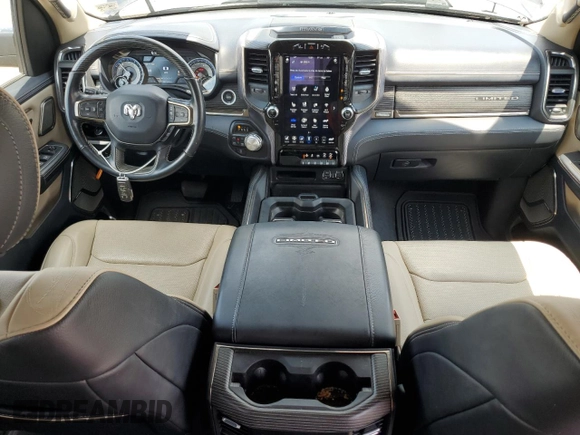 2020 Ram 1500 Limited with VIN 1C6SRFHT3LN194120, listed as a Copart auction lot 63048375 with 65,137 mi miles and Salvage title. Bid and sale history available at DreamBid. Image 8.
