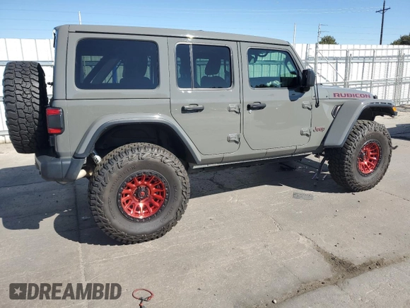 2020 Jeep Wrangler Unlimited Rubicon z VIN 1C4HJXFN1LW197533, wystawiony jako Copart lot #61822345 z przebiegiem 42 522 mil mil oraz Szkoda całkowita • Salvage title. Historia ofert i sprzedaży dostępna na DreamBid. Obrazek 3.