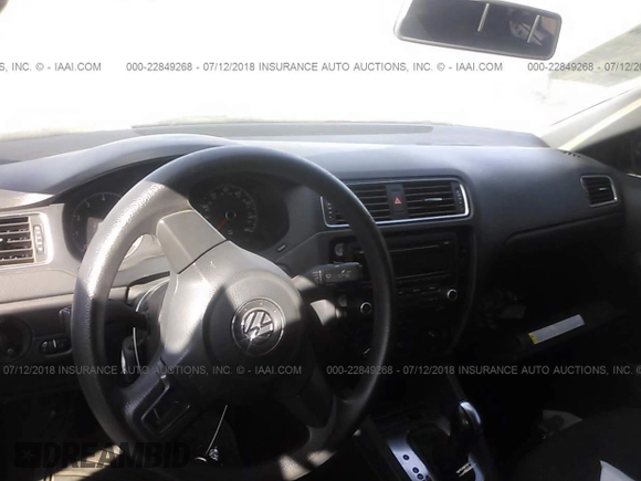 2013 Volkswagen Jetta S with VIN 3VW2K7AJ7DM421149, listed as a IAAI auction lot 22849268 with 67,542 mi miles and . Bid and sale history available at DreamBid. Image 5.