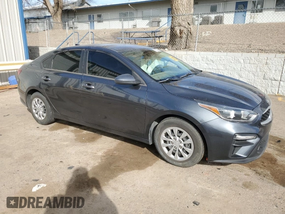 2021 Kia Forte FE with VIN 3KPF24AD0ME312569, listed as a Copart auction lot 47250335 with 62,798 mi miles and Non Repairable. Bid and sale history available at carsss.com. Image 4.