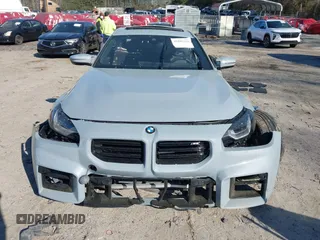 2024 BMW M2 with VIN 3MF13DM00R8E88847, listed as a IAAI auction lot 41889255 with 1 mi miles. Bid and sale history available at carsss.com. Image 12.