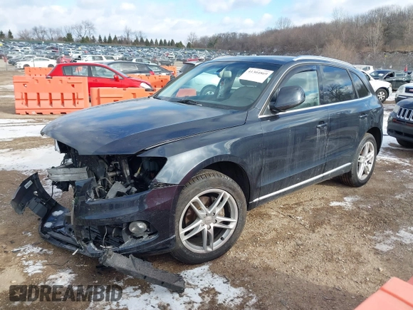 2014 Audi Q5 Premium Plus with VIN WA1LFAFP7EA124297, listed as a IAAI auction lot 41304869 with 109,545 mi miles. Bid and sale history available at carsss.com. Image 17.