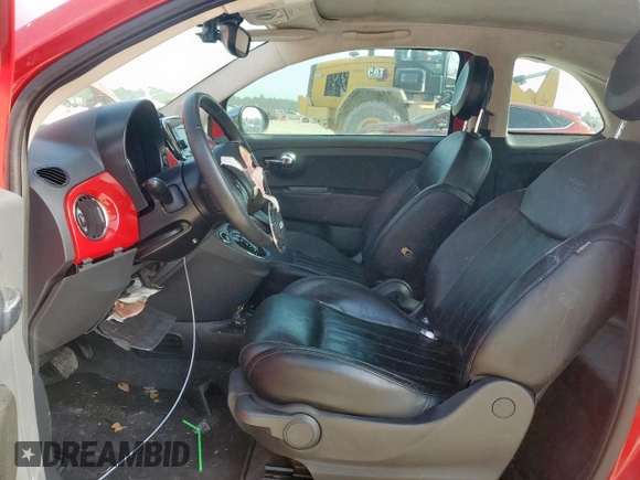 2016 FIAT 500 Lounge with VIN 3C3CFFER9GT122184, listed as a Copart auction lot 61877895 with 49,071 mi miles and Salvage title. Bid and sale history available at DreamBid. Image 7.