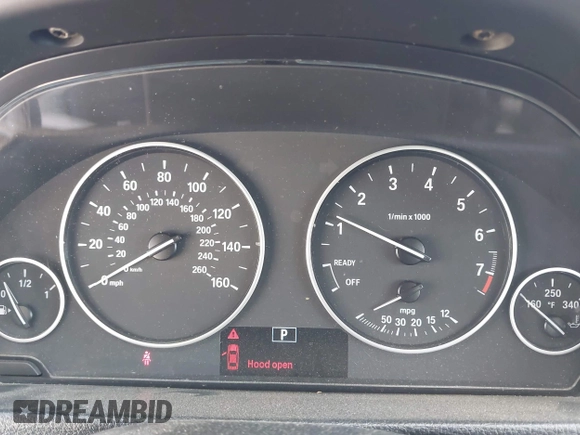 2014 BMW 3 Series 328i with VIN WBA3C1C50EK107365, listed as a IAAI auction lot 41959537 with 161,749 mi miles. Bid and sale history available at carsss.com. Image 7.