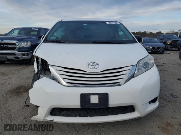 2017 Toyota Sienna LE with VIN 5TDJZ3DCXHS180970, listed as a Copart auction lot 88876535 with 180,318 mi miles and Salvage Title. Bid and sale history available at carsss.com. Image 5.