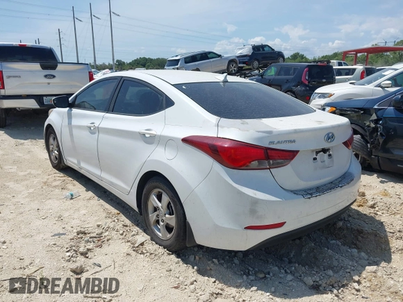 2015 Hyundai Elantra SE with VIN 5NPDH4AE8FH593260, listed as a IAAI auction lot 42196044 with 134,084 mi miles and . Bid and sale history available at DreamBid. Image 3.