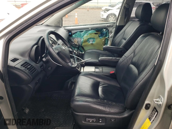 2006 Lexus RX 400h with VIN JTJGW31U660002194, listed as a Copart auction lot 56718845 with 160,858 mi miles and Salvage title. Bid and sale history available at DreamBid. Image 7.