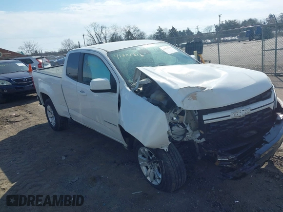 2022 Chevrolet Colorado 2WD LT z VIN 1GCHSCEA6N1204948, wystawiony jako IAAI lot #41821216 z przebiegiem 27 245 mil mil oraz . Historia ofert i sprzedaży dostępna na DreamBid. Obrazek 1.