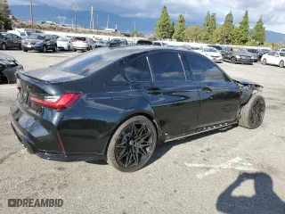 2022 BMW M3 Competition xDrive with VIN WBS43AY06NFN05833, listed as a Copart auction lot 70430762 with 2,480 mi miles. Bid and sale history available at carsss.com. Image 3.