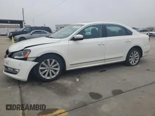 2013 Volkswagen Passat SEL Premium with VIN 1VWCH7A38DC057071, listed as a Copart auction lot 42925745 with 98,050 mi miles and Salvage Title. Bid and sale history available at carsss.com. Image 1.
