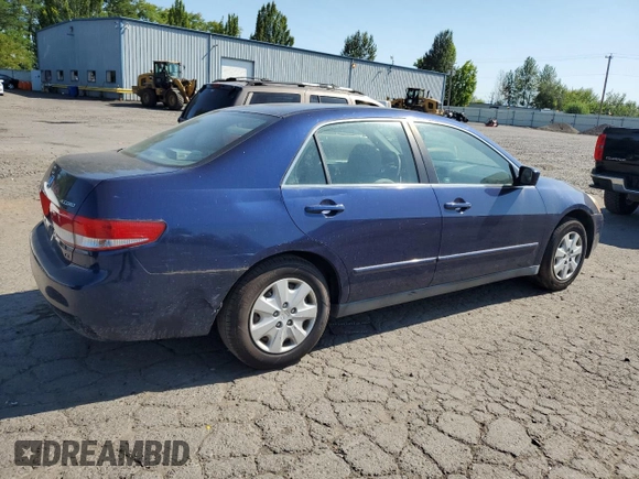 2004 Honda Accord LX with VIN 1HGCM563X4A087679, listed as a Copart auction lot 62972585 with 223,588 mi miles and Clean title. Bid and sale history available at DreamBid. Image 3.