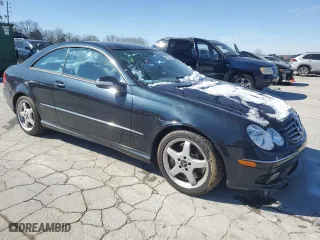 2004 Mercedes-Benz CLK-Class 5.0L with VIN WDBTJ75J74F107438, listed as a Copart auction lot 46294475 with 149,566 mi miles and Clean Title. Bid and sale history available at carsss.com. Image 4.