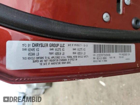 2014 Dodge Challenger R/T Plus z VIN 2C3CDYBT7EH294396, wystawiony jako Copart lot #43289345 z przebiegiem Nie podano mil oraz Szkoda całkowita • Salvage title. Historia ofert i sprzedaży dostępna na DreamBid. Obrazek 13.