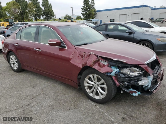 2013 Hyundai Genesis 3.8L with VIN KMHGC4DD2DU220891, listed as a Copart auction lot 52946075 with 153,847 mi miles and Clean Title. Bid and sale history available at carsss.com. Image 4.