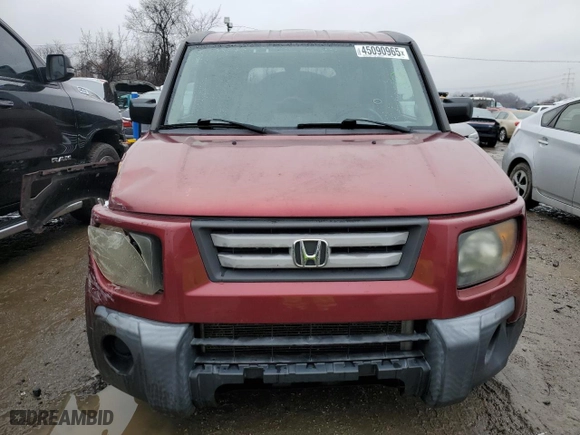 2008 Honda Element EX with VIN 5J6YH28788L006822, listed as a Copart auction lot 45090965 with 106,638 mi miles and Salvage Title. Bid and sale history available at carsss.com. Image 5.