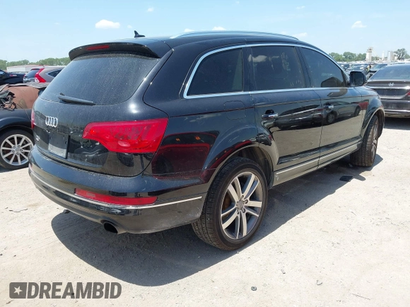 2013 Audi Q7 Premium Plus with VIN WA1LGAFEXDD004132, listed as a IAAI auction lot 42775622 with 129,227 mi miles and . Bid and sale history available at DreamBid. Image 4.