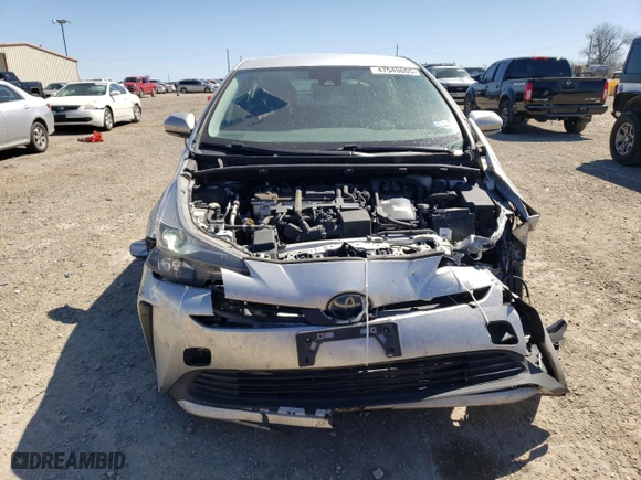 2021 Toyota Prius L Eco with VIN JTDKAMFU6M3146835, listed as a Copart auction lot 47549605 with 135,094 mi miles and Salvage Title. Bid and sale history available at carsss.com. Image 5.