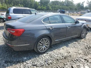 2016 Kia Cadenza Premium with VIN KNALN4D79G5199170, listed as a Copart auction lot 63915284 with 136,517 mi miles and Salvage Title. Bid and sale history available at carsss.com. Image 3.