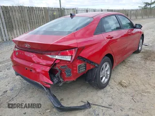 2022 Hyundai Elantra SE with VIN 5NPLL4AGXNH072597, listed as a IAAI auction lot 42040815 with 24,582 mi miles and . Bid and sale history available at carsss.com. Image 4.