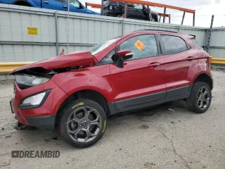 2018 Ford EcoSport SES with VIN MAJ6P1CL5JC231127, listed as a Copart auction lot 50467035 with Not Provided miles and Salvage Title. Bid and sale history available at DreamBid. Image 1.