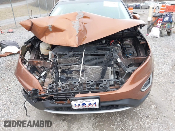 2017 Ford Edge Titanium with VIN 2FMPK4K88HBC11746, listed as a IAAI auction lot 41513987 with 55,879 mi miles. Bid and sale history available at carsss.com. Image 6.
