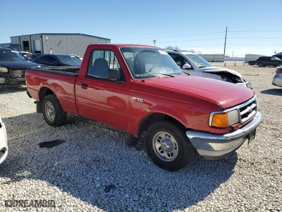 1997 Ford Ranger XLT with VIN 1FTCR10AXVPB28908, listed as a Copart auction lot 43358755 with 228,890 mi miles and Salvage Title. Bid and sale history available at carsss.com. Image 4.
