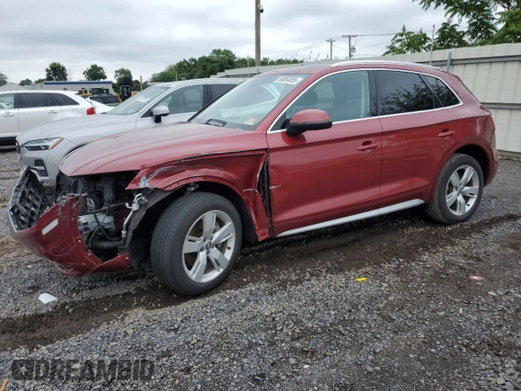 2018 Audi Q5 Premium Plus with VIN WA1BNAFY1J2043744, listed as a Copart auction lot 60854055 with 95,595 mi miles and Clean title. Bid and sale history available at DreamBid. Image 1.