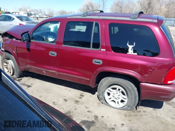 2002 Dodge Durango SLT with VIN 1B4HS48N42F142160, listed as a IAAI auction lot 41878384 with 201,581 mi miles and . Bid and sale history available at DreamBid. Image 14.