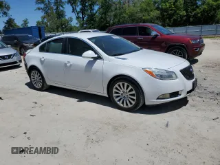 2012 Buick Regal with VIN 2G4GR5EK6C9139390, listed as a Copart auction lot 53065305 with 215,130 mi miles and Salvage Title. Bid and sale history available at DreamBid. Image 4.