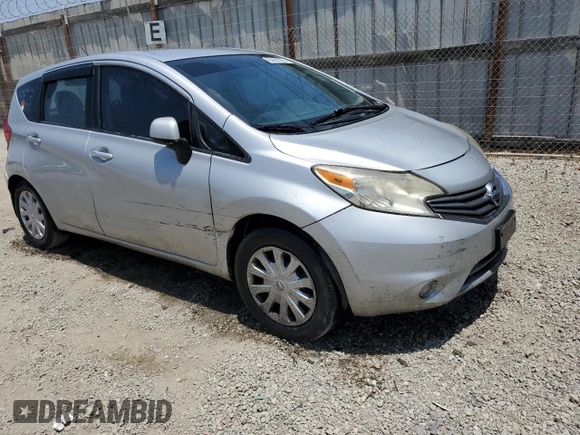 2014 Nissan Note S Plus with VIN 3N1CE2CP4EL378550, listed as a Copart auction lot 62903395 with 186,756 mi miles and Clean title. Bid and sale history available at DreamBid. Image 4.