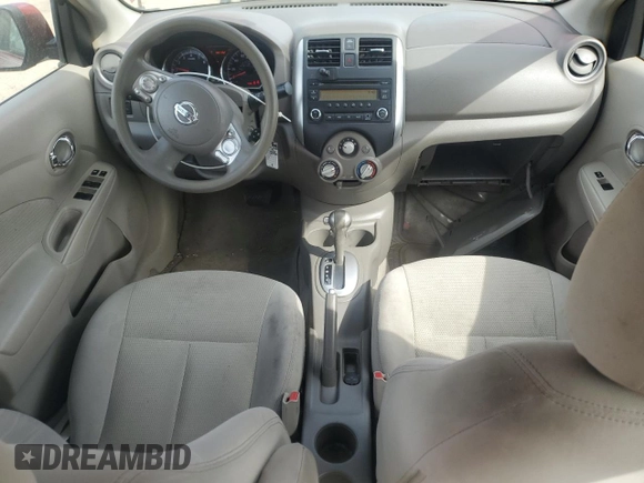 2014 Nissan Versa SV with VIN 3N1CN7AP3EL833520, listed as a Copart auction lot 53958325 with 98,192 mi miles and Salvage Title. Bid and sale history available at DreamBid. Image 8.