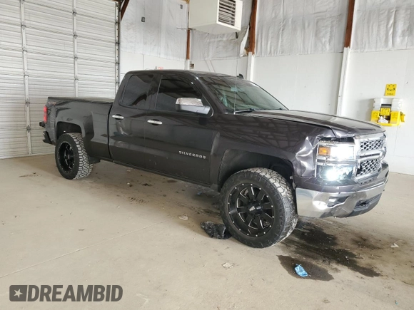 2014 Chevrolet Silverado 1500 LT with VIN 1GCVKREC9EZ314384, listed as a Copart auction lot 49292245 with 123,386 mi miles and Salvage Title. Bid and sale history available at DreamBid. Image 4.
