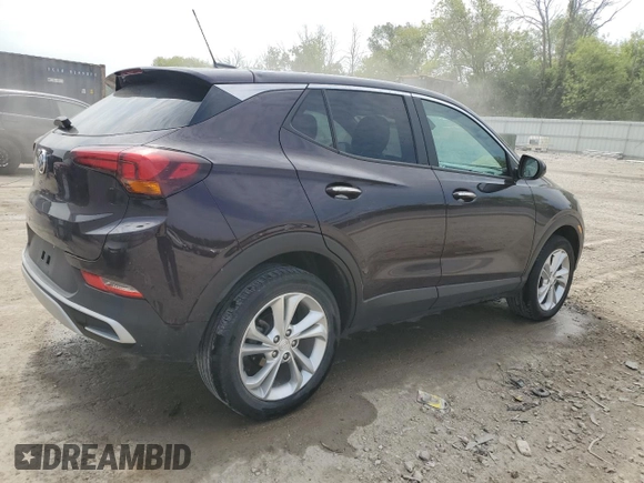 2020 Buick Encore GX Preferred with VIN KL4MMCSL4LB072806, listed as a Copart auction lot 59959465 with 50,662 mi miles and Salvage title. Bid and sale history available at DreamBid. Image 3.