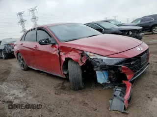 2023 Hyundai Elantra N Line z VIN KMHLR4AF9PU498016, wystawiony jako Copart lot #52012365 z przebiegiem 20 521 mil mil oraz Szkoda całkowita • Salvage title. Historia ofert i sprzedaży dostępna na DreamBid. Obrazek 4.