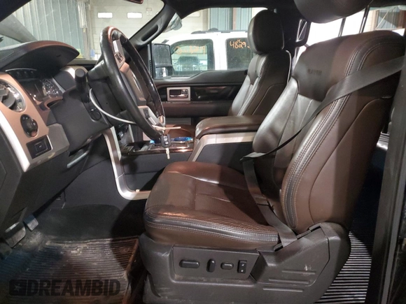 2012 Ford F-150 XL with VIN 1FTFW1ET9CFA96424, listed as a Copart auction lot 48671465 with 91,795 mi miles and Salvage Title. Bid and sale history available at DreamBid. Image 7.