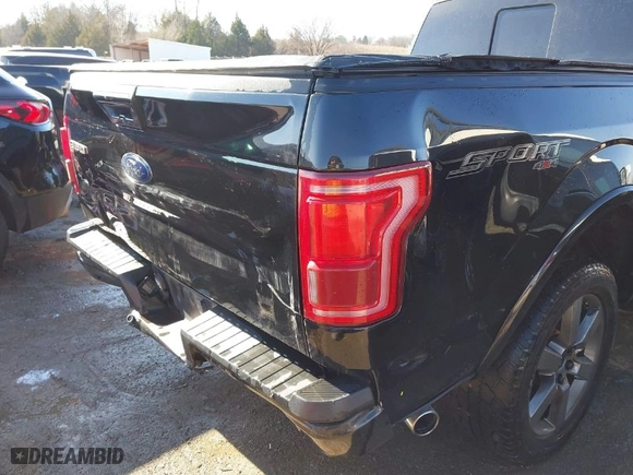 2015 Ford F-150 XLT w/HD Payload Pkg with VIN 1FTFW1EG4FFC97087, listed as a IAAI auction lot 41282930 with 121,506 mi miles. Bid and sale history available at carsss.com. Image 6.