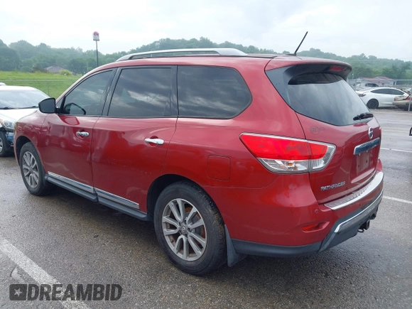 2014 Nissan Pathfinder S with VIN 5N1AR2MM2EC713714, listed as a IAAI auction lot 42451261 with 139,491 mi miles and . Bid and sale history available at DreamBid. Image 3.